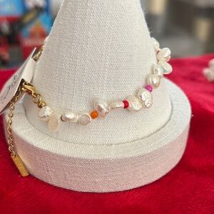 Oshena designer beachwear Pearl and Multicolor Bead Bracelet New Release!